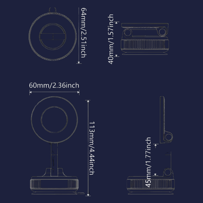 KlixLock™ Vacuum Magnetic Mount