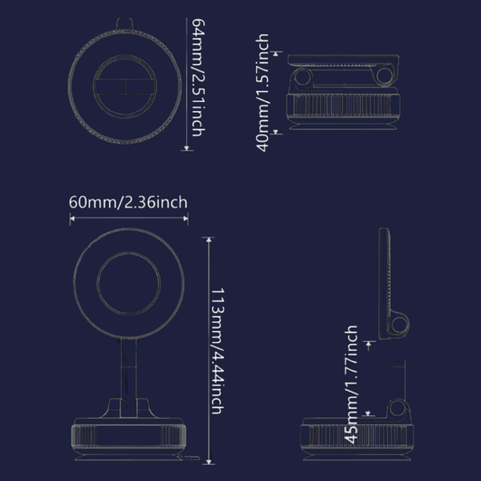 KlixLock™ Vacuum Magnetic Mount